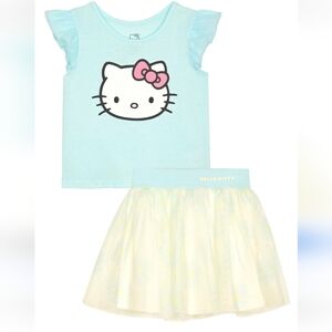 Hello Kitty Blue Skirt Playful Design